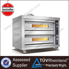 Profesional Heavy Duty Gas o Electric 9 bandejas Gas Deck Oven